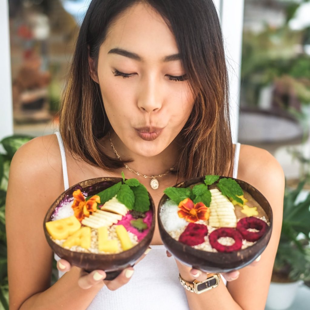 Coconut Bowls Family Set 4 Coconut Bowls & 4 Cutlery sets Bali Boo